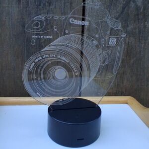 Canon Camera LED Display with Black Base